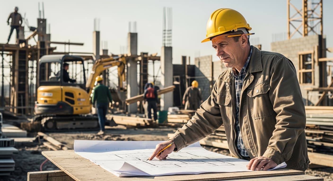 General contracting contractor at work